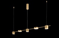 Подвесная люстра Crystal Lux TRISTAN SP5 L1200 GOLD
