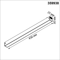 359938 NT Светильник LED 24Вт 3000/4000/6000К 90-240В IP20 PORT