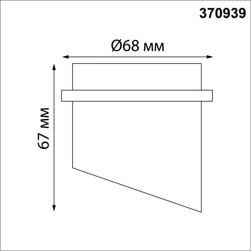 370939 NT Светильник GU10 50Вт 220 IP20 SPOT