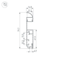 Профиль Arlight 045448