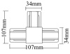 Коннектор Crystal Lux CLT 0.211 08 WH