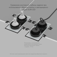 Влагозащищенный светильник Denkirs DK3112-BK
