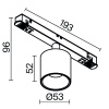 Трековый светильник Technical TR132-4-7W-DS-W