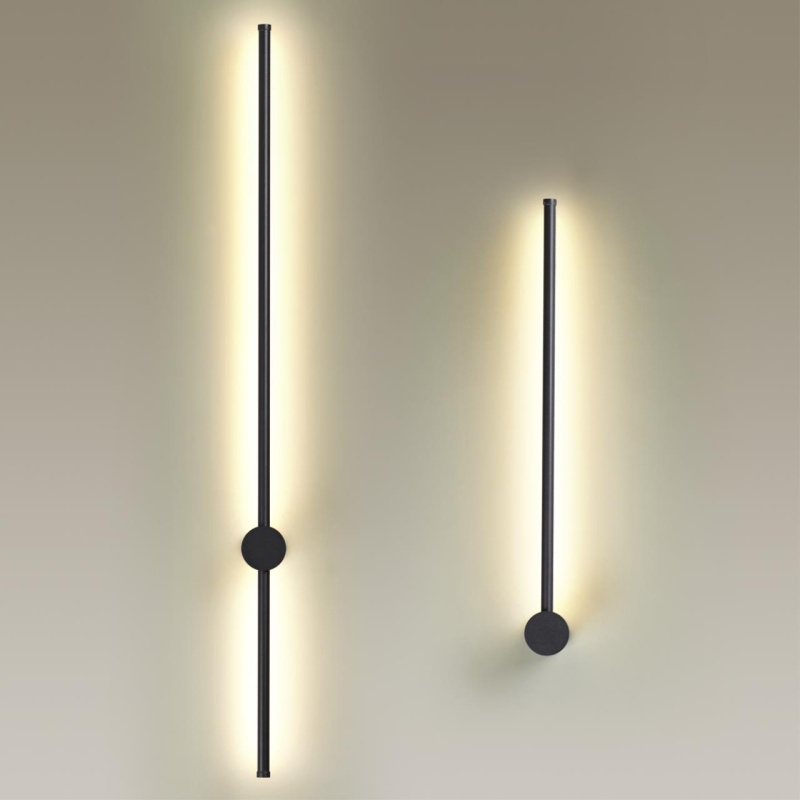 4335/18WL HIGHTECH ODL22 000 чёрный Настенный светильник IP20 LED 18W 849Лм 3000K FILLINI