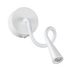 4255/3WL HIGHTECH ODL21 475 белый/металл Настен.светильник выкл на базе IP20 LED 3W 270Лм 3000K ODDS