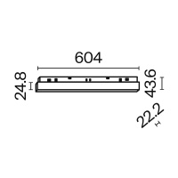 Трековый светильник Technical TR030-4-24WTW-DD-B
