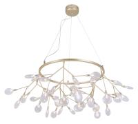 Подвесная люстра Crystal Lux EVITA SP45 D GOLD/TRANSPARENT