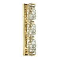 4999/15WL HALL ODL23 623 золотой/прозрачный/металл/хрусталь Бра LED 15W 4000K STRAZA