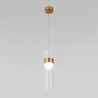 Подвесной светильник Eurosvet 50244/1 LED латунь/прозрачный