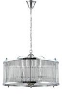 Подвесная люстра Crystal Lux TADEO SP6 D600 CHROME/TRANSPARENTE
