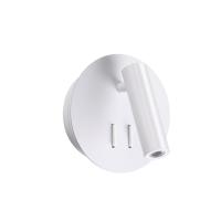 3912/9WL HIGHTECH ODL20 471 бел/металл Наст-й свет-к с лампой д/чтения с выкл LED 9W 3000K 220V BEAM