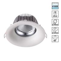 358025 NT Светильник LED 20Вт 4100К 220В IP20 SPOT