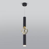 Подвесной светильник Eurosvet 50191/1 LED черный/золото