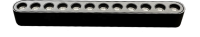 CLARUS Магнитный ультратонкий трековый светильник AKCENT черный, 12W, 4000K, 50 шт