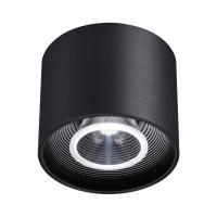 358792 OVER NT21 356 черный Светильник накладной светодиодный IP20 LED 15W 4000K 1600Лм 110-265V BIND