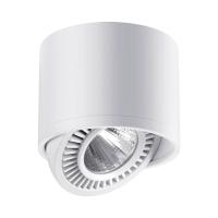 358813 OVER NT21 378 белый Светильник накладной светодиодный IP20 LED 18W 1600Лм 4000K 220V GESSO
