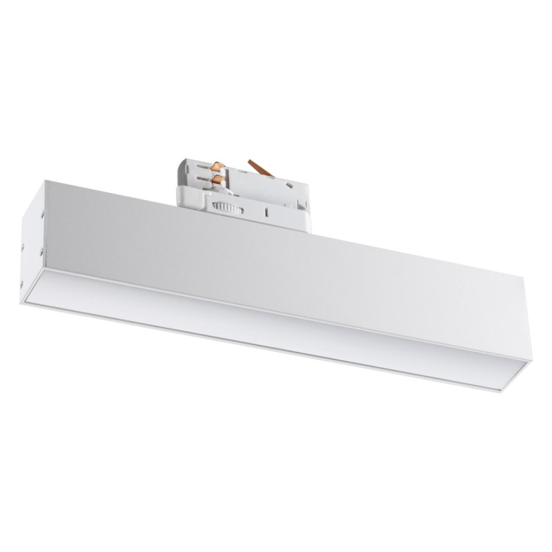 358854 PORT NT22 262 белый Светильник трехфазный трековый светодиодный IP20 LED 4000K 18W 220V ITER