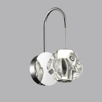 5084/5WL L-VISION ODL25 561 хром/прозрачный/металл/акрил Бра LED 5W 4000K 250Лм JEMSTONE