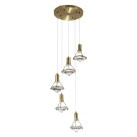 Каскадная люстра MODELUX ML.88973.5 BS