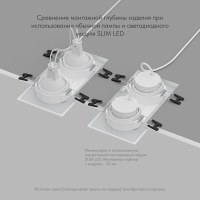 Влагозащищенный светильник Denkirs DK3112-WH