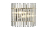 Бра Crystal Lux AURELIO AP2 GOLD+CHROME/TRANSPARENT