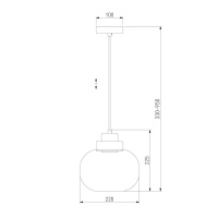 Подвесной светильник Eurosvet 50241/1 LED прозрачный