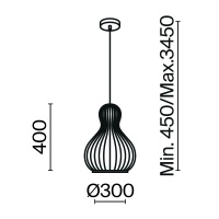 Подвесной светильник Maytoni MOD192PL-01W1