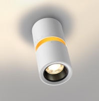 359337 OVER NT24 318 белый Светильник накладной светодиодный IP20 LED 10W/3W 3000K 1090Лм 170-265V ARISTO