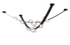 Накладной светильник Crystal Lux BOSQUE SP7 L3000 BLACK/TRANSPARENT