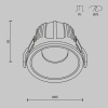 Встраиваемый светильник Technical DL043-01-15W3K-D-RD-WB