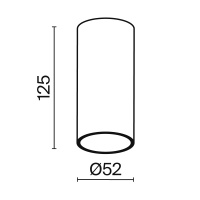 Потолочный светильник Technical C056CL-L12B3K-W-D-B