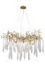 Каскадная люстра Crystal Lux REINA SP8 D1000 GOLD PEARL