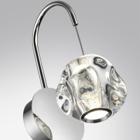 5084/5WL L-VISION ODL25 561 хром/прозрачный/металл/акрил Бра LED 5W 4000K 250Лм JEMSTONE
