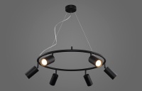 Подвесная люстра Crystal Lux CLT 015C6 D600 BL