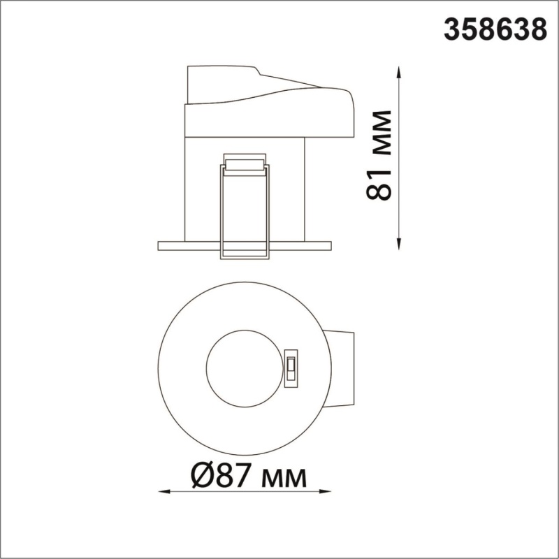 358638 NT Светильник 8Вт 3000/4000/5000К 220В IP65 SPOT