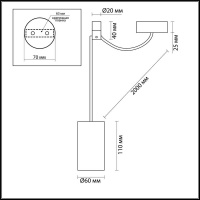 Подвесной светильник Odeon Light 3898/1
