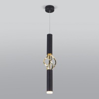 Подвесной светильник Eurosvet 50191/1 LED черный/золото