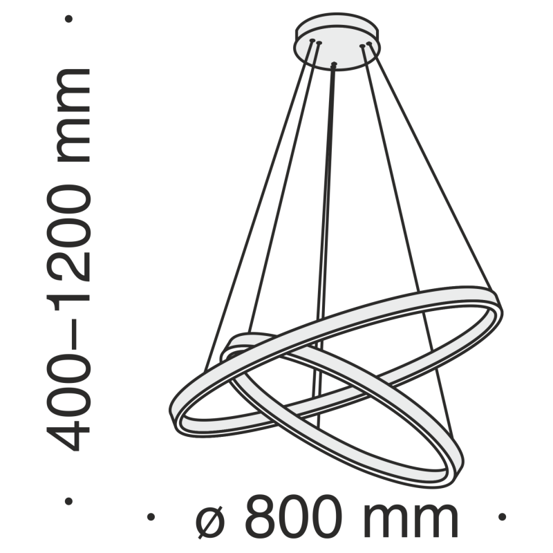 Подвесная люстра Maytoni MOD058PL-L74W4K