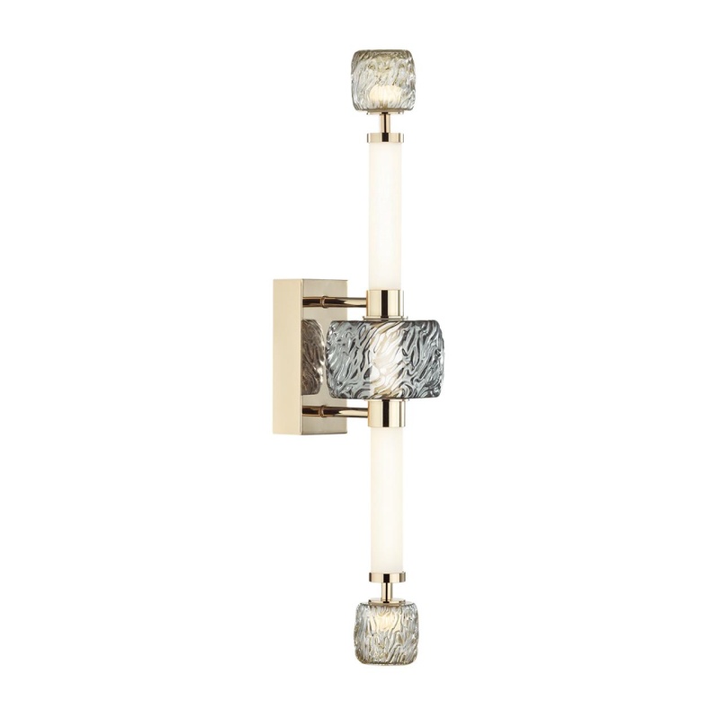 5426/28WL L-VISION ODL_EX24 000 золотой/белый/дымчатый/коньячный/металл/стекло/акрил Бра LED 28W 3000K KLIFF