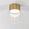 Накладной светильник Elektrostandard 25047/LED 10W 4000К латунь/прозрачный