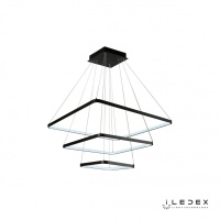 Каскадная люстра iLedex 8153-700+500+300-D-T BK