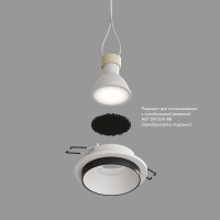 Встраиваемый светильник Denkirs DK2401-BK