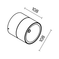 Потолочный светильник Outdoor O310CL-L12W3K