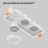 Встраиваемый светильник Crystal Lux CLT 068C3 WH