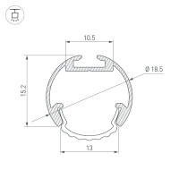 Профиль Arlight 025482