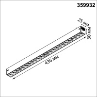 359932 NT Светильник LED 24Вт 3000/4000/6000К 90-240В IP20 PORT