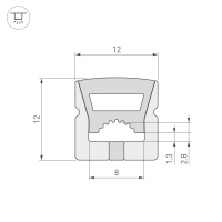 Профиль Arlight 040285