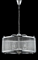 Подвесная люстра Crystal Lux TADEO SP6 D600 CHROME/TRANSPARENTE