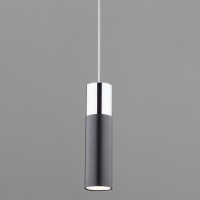 Подвесной светильник Eurosvet 50135/1 LED хром/черный