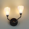 5090/2W MODERN ODL25 553 черный матовый/белый/фарфор Бра G4 LED 2*5W GARDI